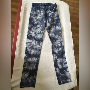 GAP Kids Navy and White Tie-Dye Leggings